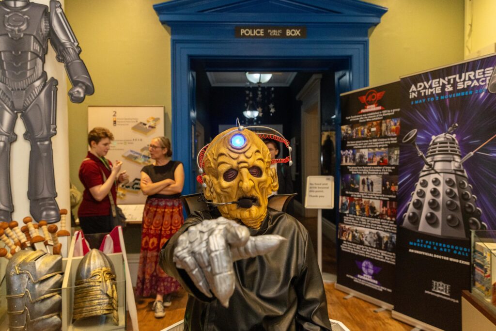 Peter Purves opens Dr Who Exhibition Adventures in Times and Space - News for Peterborough and Cambridgeshire News for Peterborough and Cambridgeshire -