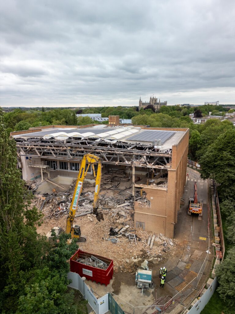 Regional demolition continues - News for Peterborough and Cambridgeshire News for Peterborough and Cambridgeshire -