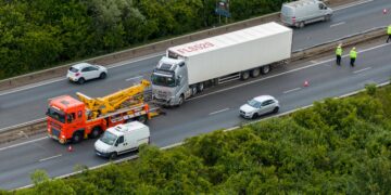 Traffic chaos on Frank Perkins Parkway