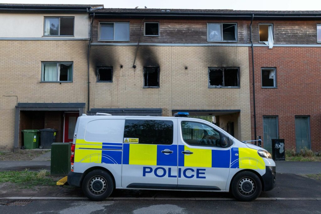 WhatsApp Image 2025-07-28 at 213440_af0bcca6 - News for Peterborough and Cambridgeshire Crews from Stanground, Yaxley, Ramsey and the Peterborough Volunteer Fire Brigade attended a fire at Hampton in which a woman was seriously injured. PHOTO: Terry Harris