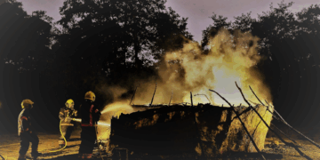 UPDATE: Iron Age Roundhouse at Flag Fen destroyed by fire.