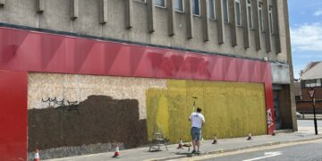 New City Centre Mural Pays Tribute to Peterborough Legend Walter Cornelius