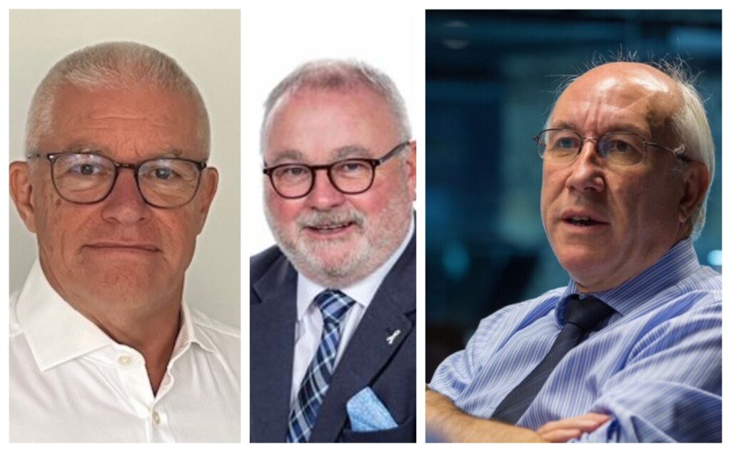Peter Cushing (left) has been named Light Rail Commissioner. Leon Daniels OBE (right) has been appointed Independent Chair of the Review into Bus Franchising Implementation. Cllr Wayne Fitzgerald has been appointed Planning Commissioner