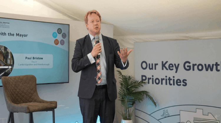 News for Peterborough and Cambridgeshire - Mayor Paul Bristow: “We should aspire to be the UK’s fastest growing local economy outside the capital. Growth attracts investment, creates high-skilled jobs and helps fund the infrastructure we need for a stronger, fairer, faster-growing economy. Growth also brings the healthier, wealthier and happier Cambridgeshire and Peterborough we all want to see.”