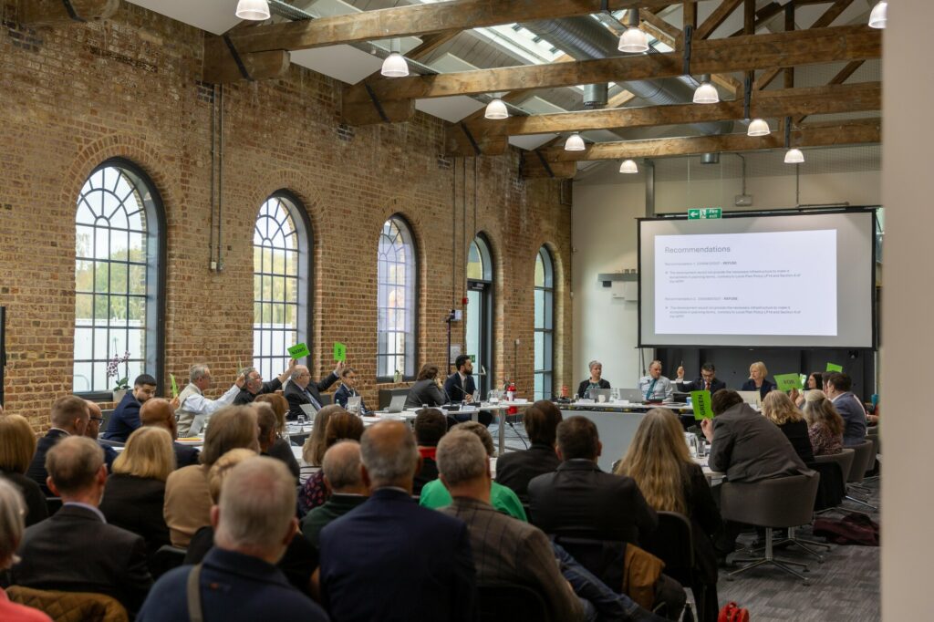 Planning Refuse Showground AEPG Development - News for Peterborough and Cambridgeshire Ashley Butterfield, chief executive of AEPG, offered an emotional validation to the planning committee of Peterborough City Council of his ambitions to develop the East of England showground, Peterborough. Planners, however, rejected the scheme after landowners, the East of England Agricultural Society, refused to sign a binding S106 agreement. PHOTO: Terry Harris