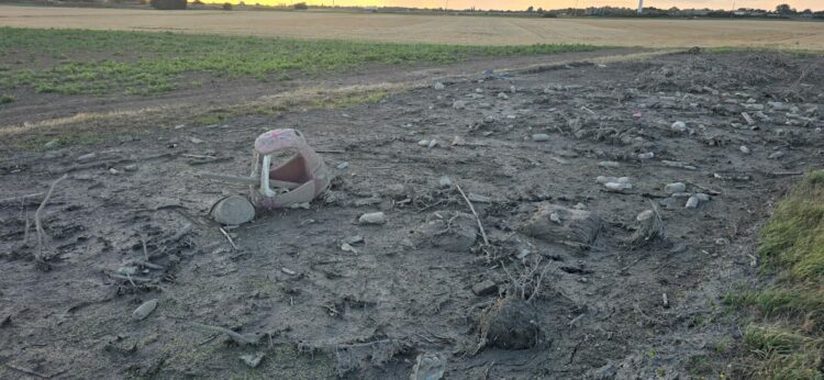 The Environment Agency has launched an investigation following allegations that contaminated dredging waste was illegally deposited along the riverbank at Creek Road in March, Cambridgeshire. IMAGE: CambsNews reader