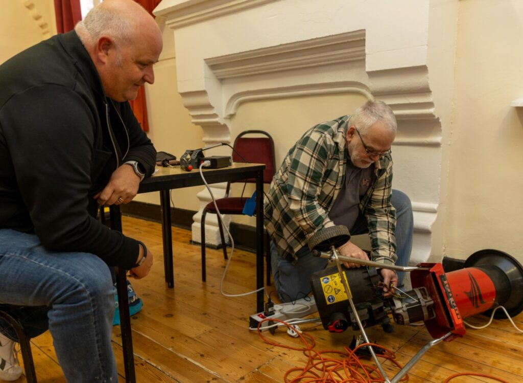 Since it began in 2021, the Peterborough Repair Café has helped give new life to over 1,000 household items. Volunteers — from electricians to sewers to knife-sharpening enthusiasts — donate their time and expertise to help others learn how to make do and mend. PHOTO: Terry Harris