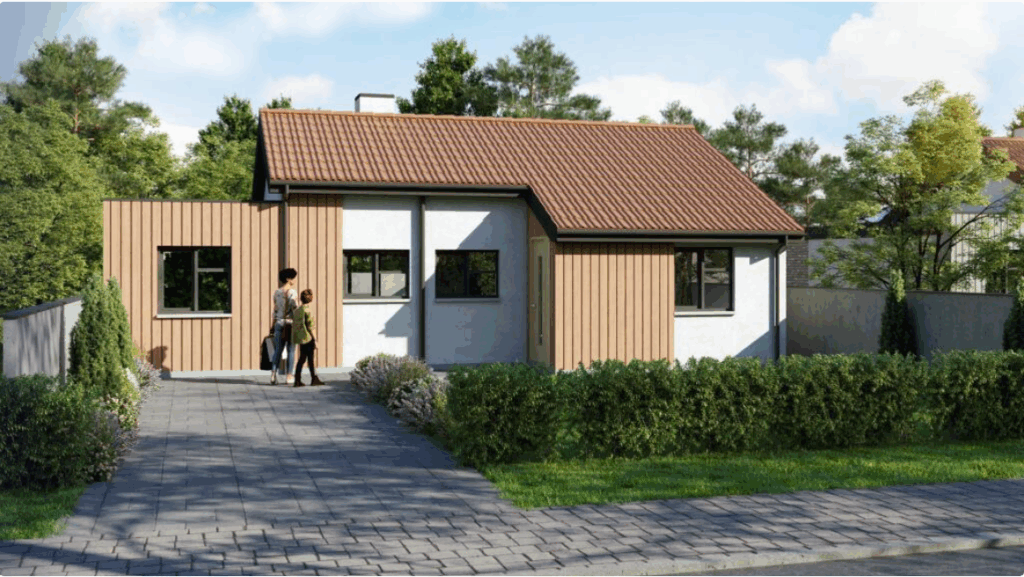 Images of the Comberton property before and after renovation