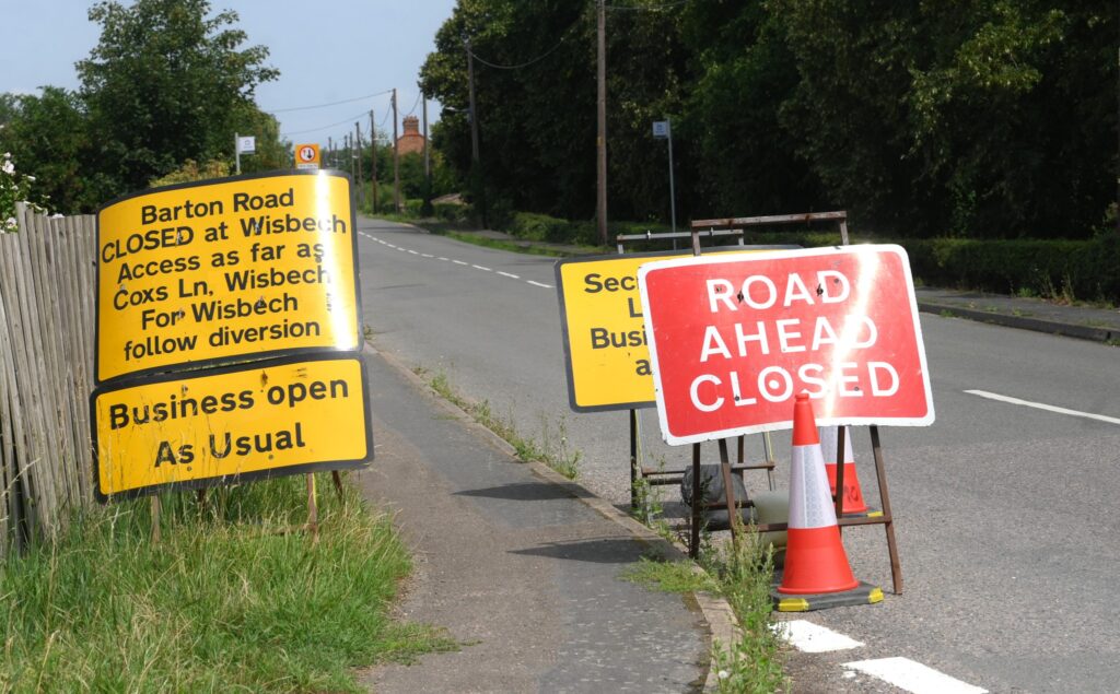 ‘Residents are increasingly asking whether the Liberal Democrat-led County Council is focused solely on Cambridge and the south of the county. If that’s not the case, why the silence? Where is the leadership and urgency to sort this out?,’ says MP Steve Barclay over the long term closure of Barton Road, Wisbech. He’s hosting a public meeting on October 8 to debate it. PHOTO: Steve Barclay