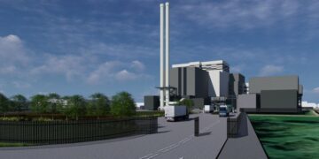 Illustrative view Main Site Entrance - New Bridge Lane