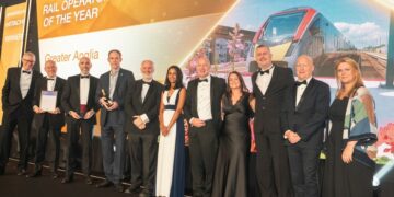 Greater Anglia wins Rail Operator of the Year [credit: National Transport Awards]