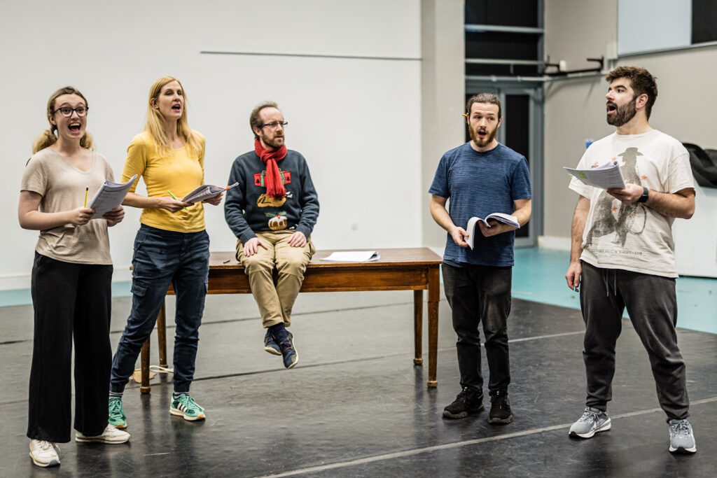 Christmas Carol - rehearsal 1-11-25 01-11-25 -91 copy - News for Peterborough and Cambridgeshire A Christmas Carol runs from December 14 at The Village Hall Ickleton at 2.30pm and 6.30 pm, and on Saturday December 20 at The Atrium Theatre at Chesterton Village College at 1pm and 4.30pm. PHOTO: Paul Ashley