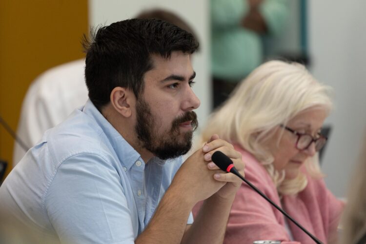Pictured Tory Cllr Rylan Ray
Full Council Meeting,
Sandmartin House, Peterborough
Wednesday 18 June 2025. 
Picture by Terry Harris.