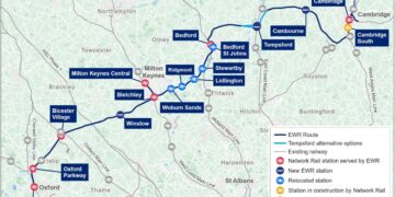 East West Rail is a new railway linking people with jobs, schools, services and each other. It will open up new journeys, cut travel times, ease congestion on local roads and bring more opportunities within reach of people living locally, supporting sustainable economic growth and helping unlock the region’s potential as a global hub for life sciences and innovation