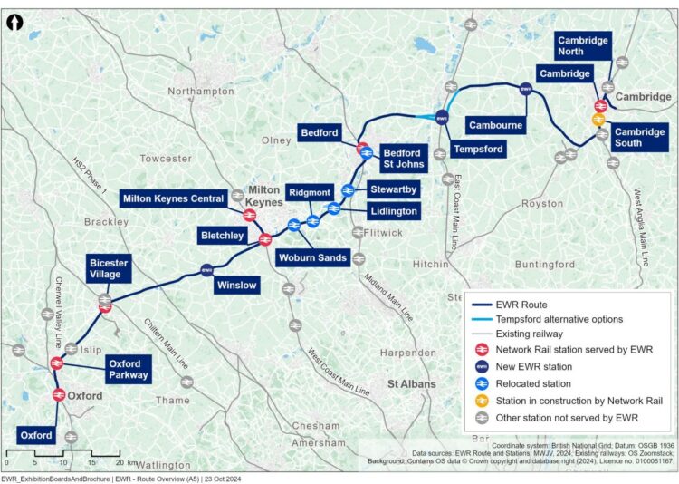 East West Rail is a new railway linking people with jobs, schools, services and each other. It will open up new journeys, cut travel times, ease congestion on local roads and bring more opportunities within reach of people living locally, supporting sustainable economic growth and helping unlock the region’s potential as a global hub for life sciences and innovation