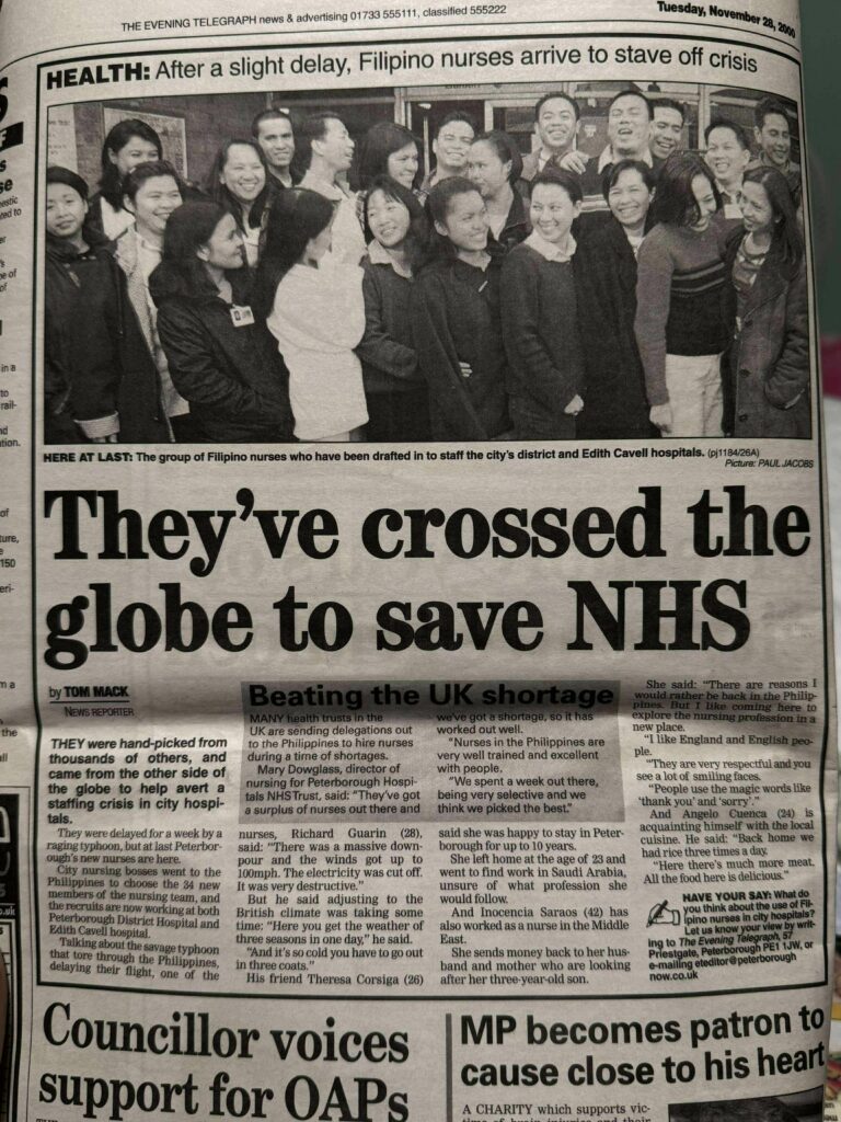 nurses 4 media coverage - News for Peterborough and Cambridgeshire News for Peterborough and Cambridgeshire - In a year which saw the opening of the Millennium Dome in London and the launch of the PlayStation 2, the first group of 34 nurses travelled from the Philippines to Peterborough in 2000 – where many continue to live and work today. Pictured with Charlotte Williams, deputy chief executive officer of the trust