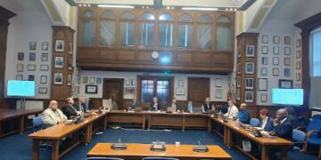 The letter was revealed by senior planner (special projects) Gavin Taylor as the Fenland Council planning committee came together at Fenland Hall, March, to debate the application. Image: YouTube of today’s meeting