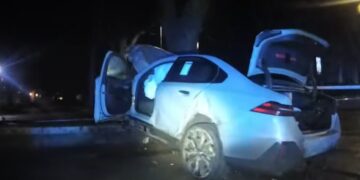 Shahzad Nawaz, 47, crashed his BMW in Park Road, Peterborough, at about 7pm on 16 March. Witnesses said Nawaz had been driving too fast, before crashing into trees, road signs and finally a wall.