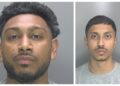 The attack happened just before midday, on 2 October last year, in Nicholson Way, when Shellem Miah (right) and Maruf Riaz stabbed a 54-year-old man twice to the chest