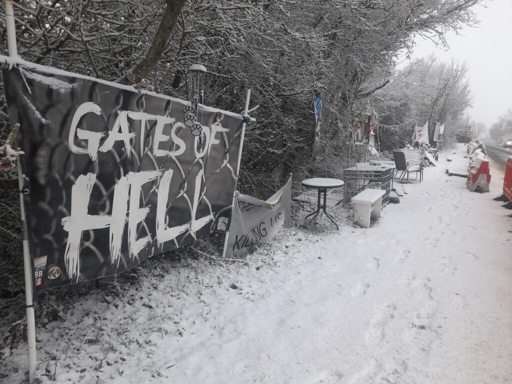 Camp Beagle warn that peaceful protest could be treated as a crime