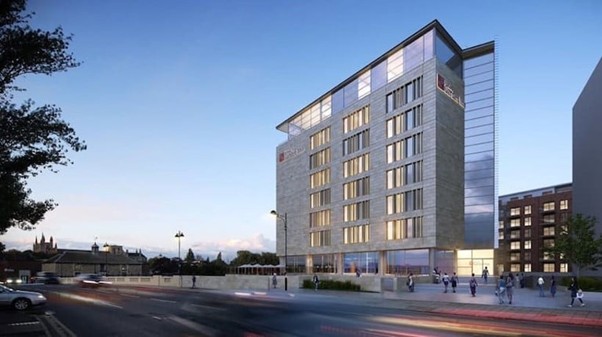 Peterborough taxpayers left footing the cost as the fate of a half-built shell, better known as the Hilton Hotel, hangs in the balance PHOTO: CBRE