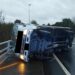 Adam Ingrey, 51, crashed his lorry on the A1307 turning it on its side. He blew 94 on the roadside and was arrested. The legal limit is 35