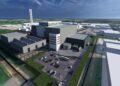 News for Peterborough and Cambridgeshire - Artist impression of the MVV Energy from Waste Combined Heat and Power Facility, crediting it as: Courtesy of MVV Environment Ltd. (Image source: Weedon Architects)