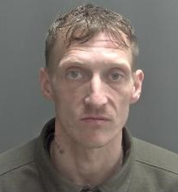 Richard Lake, 36, had tried to remove the dashcam but instead filmed himself inside the Citroen Berlingo van he was stealing.