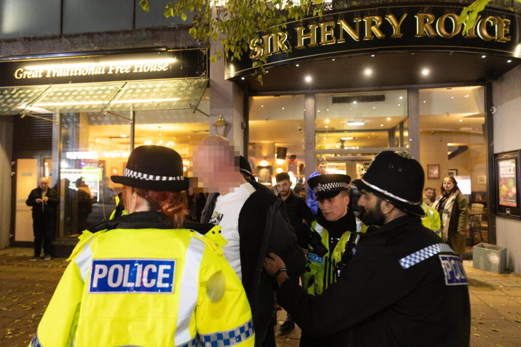 Police carry out high visibility patrols across Peterborough city centre