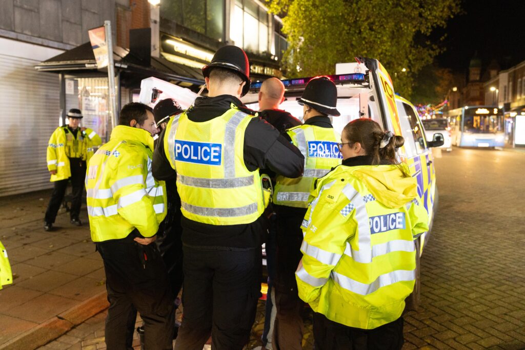 Police carry out high visibility patrols across Peterborough city centre
