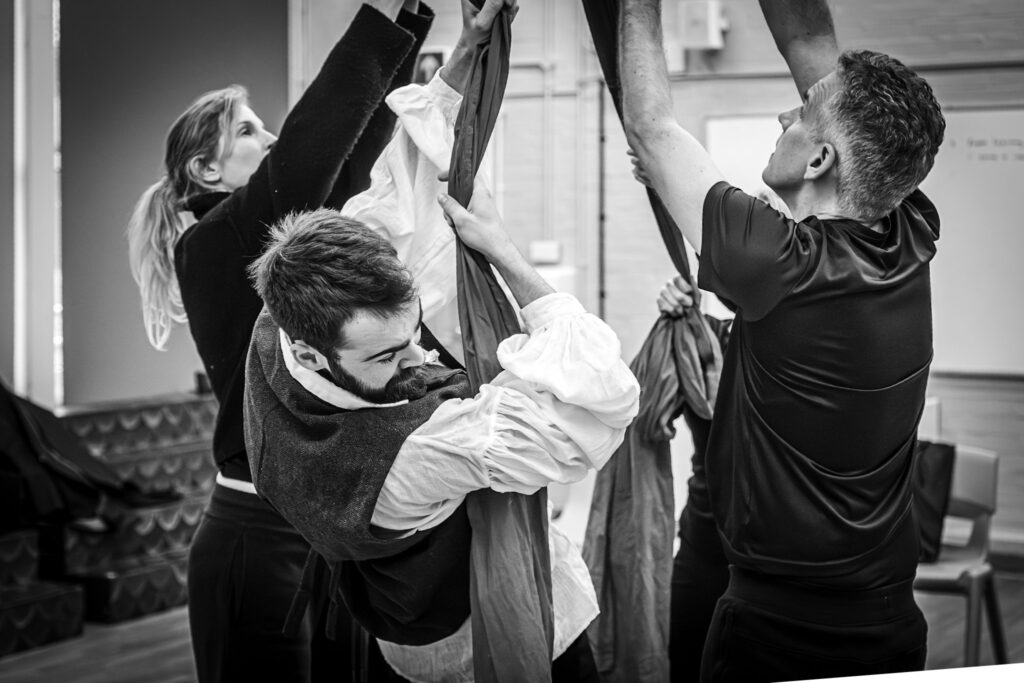 Experience Nosferatu live at Cambridge Junction! Corkscrew Theatre retells the 1922 silent vampire classic with live orchestra, striking visuals, and a wordless performance. Runs 19–22 January. Nosferatu cast in rehearsals.