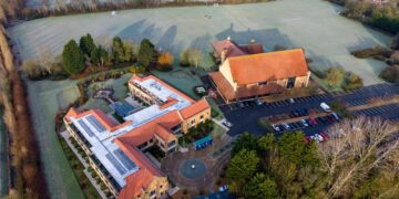 The Woodlands site, approximately 8.77 acres, was purpose-built in the late 1980s for Pearl Assurance as a private sports and leisure facility for its Peterborough workforce. The land forms part of the wider Nene Park estate. Today the clubhouse awaits re-development but in recent years a care home has been built. PHOTOS: Terry Harris