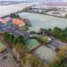 The Woodlands site, approximately 8.77 acres, was purpose-built in the late 1980s for Pearl Assurance as a private sports and leisure facility for its Peterborough workforce. The land forms part of the wider Nene Park estate. Today the clubhouse awaits re-development but in recent years a care home has been built. PHOTOS: Terry Harris