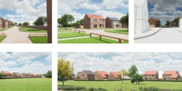 Visual of new Berryfield development