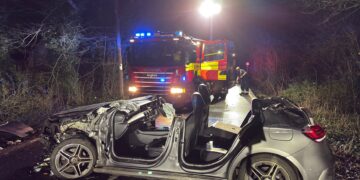 At 17:46 hrs tonight (13 Jan 26), officers from Cambridgeshire Constabulary attended a two-vehicle collision on the B1101 March Road at Coldham.