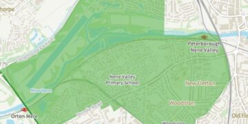 By-election on February 12 in the Fletton and Woodston ward of Peterborough City Council. Map of the ward provided by Peterborough City Council.