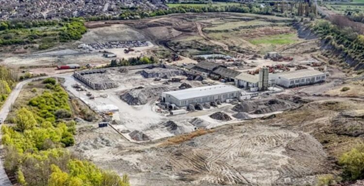 The Saxon Pit site is a complex mosaic of industrial operators, each contributing to the environmental burden. PHOTO: CAMBRIDGESHIRE COUNTY COUNCIL