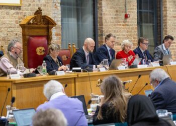 Peterborough City Council’s 2026–2029 budget reveals a balanced plan amid £7m overspend risks, £500m debt and rising social care demand, despite a major Fairer Funding boost. IMAGE: Terry Harris