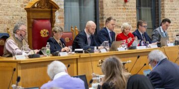 Peterborough City Council’s 2026–2029 budget reveals a balanced plan amid £7m overspend risks, £500m debt and rising social care demand, despite a major Fairer Funding boost. IMAGE: Terry Harris