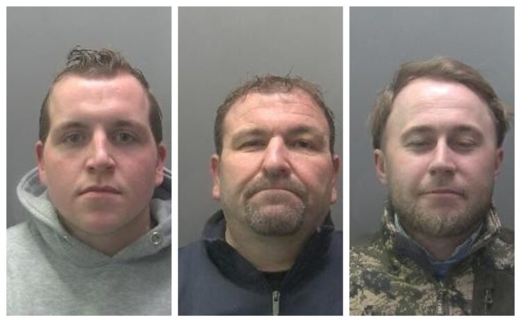 Mark Harris Senior, 48, and Mark Harris Junior, 21, of Clay Lake, Spalding, and Tom Bower, 27, of Beck Bank, Gosberton Clough, Spalding, pleaded guilty to attending a hare coursing event on 25 January 2025