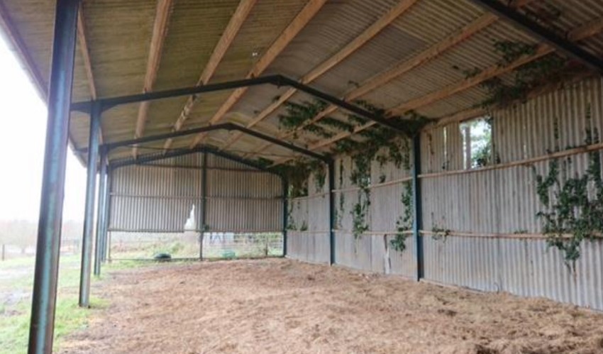 Photos from documents submitted as part of the original application for the barn to house conversion in Conger Lane, Holywell nr Huntingdon