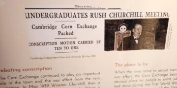 Visit the Cambridge Corn Exchange 150th anniversary exhibition, featuring historic artefacts, digital displays and stories from fans, staff and performers. Students pack Churchill meeting