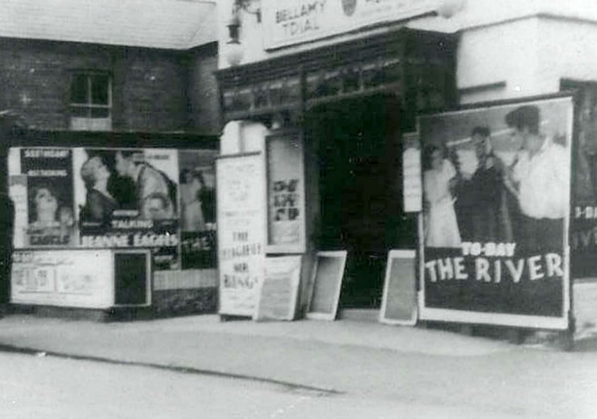 &bull; A black-and-white image from the Peterborough Images Archive, showing the cinema as it appeared in 1929. This photo provides a clear view of the building&rsquo;s original fa&ccedil;ade and its place on Market Street