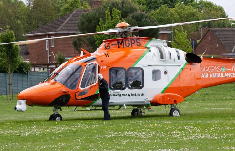 One of the many times from recent years an air ambulance has been called to a fatal collision: this was after a crash on the A47  IMAGE: Terry Harris