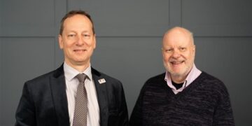 Cambridge Building Society donates £20,000 to Cambridge Homelessness Charter as homelessness advice requests rise 28% in five years. Peter Burrows, Chief Executive of The Cambridge Building Society (left), with Keith Brockbank, Programme Manager at the Cambridge Homelessness Charter (right).