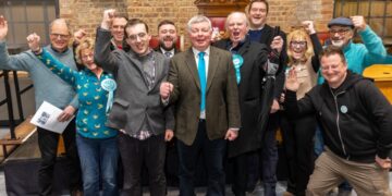 CambsNews at the by election count. Reform UK have won their first ever seat on Peterborough City Council after a dramatic by-election victory in Fletton and Woodston. Winner: Andrew O'Neil (Reform) – 565 votes PHOTO: Terry Harris