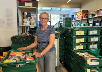 Cambridge City Foodbank is set to deliver more than 250,000 meals in 2026 as poverty deepens across the city, with volunteers contributing 32,000 hours. One of the many volunteers who support its work.