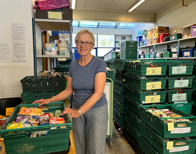 Cambridge City Foodbank is set to deliver more than 250,000 meals in 2026 as poverty deepens across the city, with volunteers contributing 32,000 hours. One of the many volunteers who support its work.