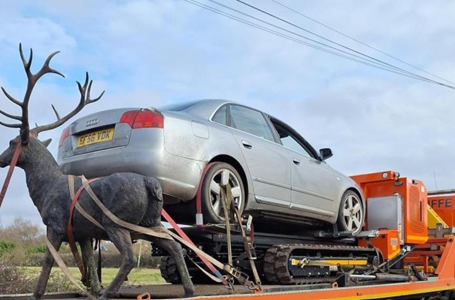 Police have recovered suspected stolen firearms, vehicles and cabling as part of a crackdown on criminal activity in Ramsey Heights. PHOTO: Cambs Police