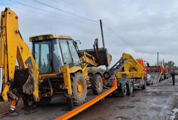 Police have recovered suspected stolen firearms, vehicles and cabling as part of a crackdown on criminal activity in Ramsey Heights. PHOTO: Cambs Police